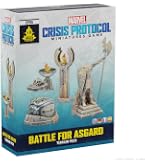 Marvel Crisis Protocol – Pack De Escenografía Icons Of Bast: Estatuas Y Fuentes De Wakanda, Con Carta One-Shot, Para 2 Jugadores +14 Años