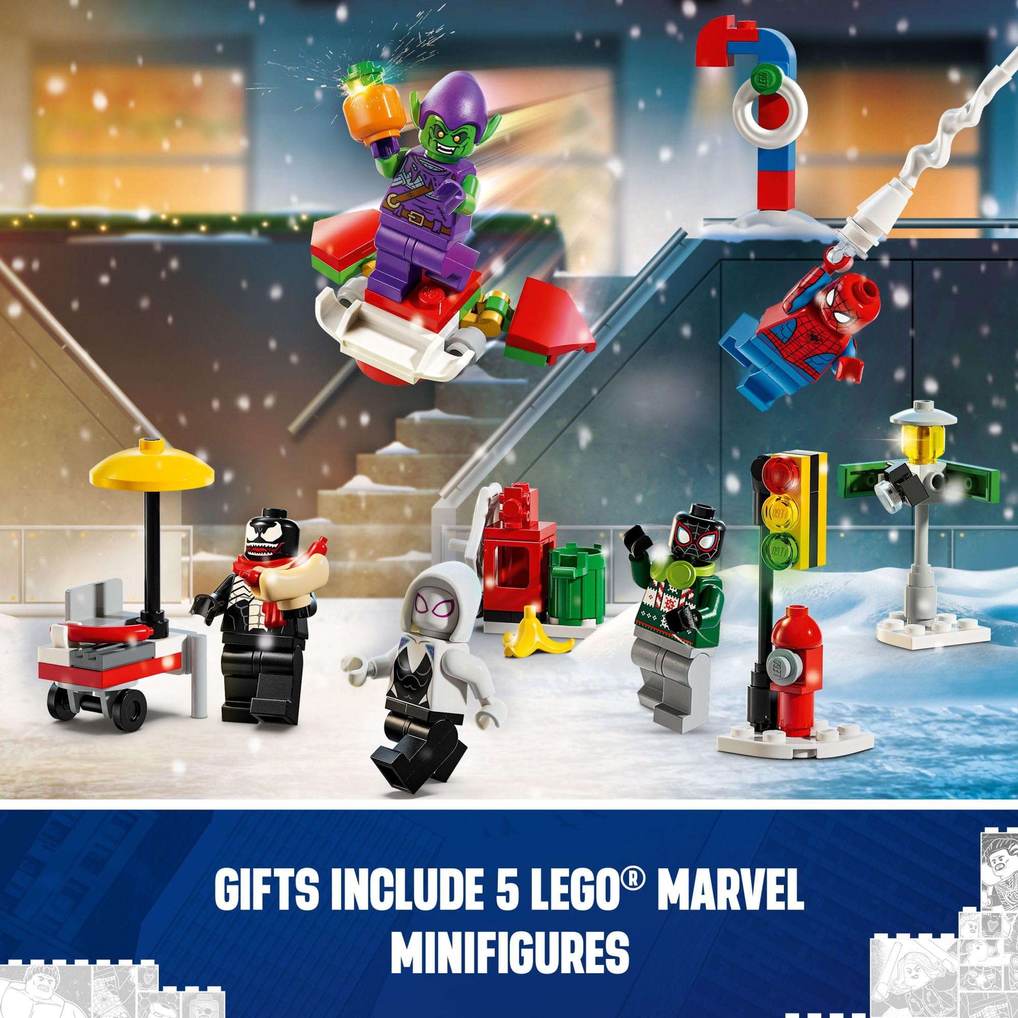 LEGO Marvel SpiderMan Advent Calendar 2024 For Kids Christmas Advent