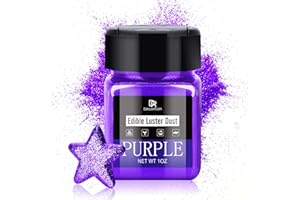 Edible Glitter - 1oz Luster Dust Edible Glimmer Powder for Cake Decorating, Baking, Sparkling Drinks - Food Grade Shimmer Dus