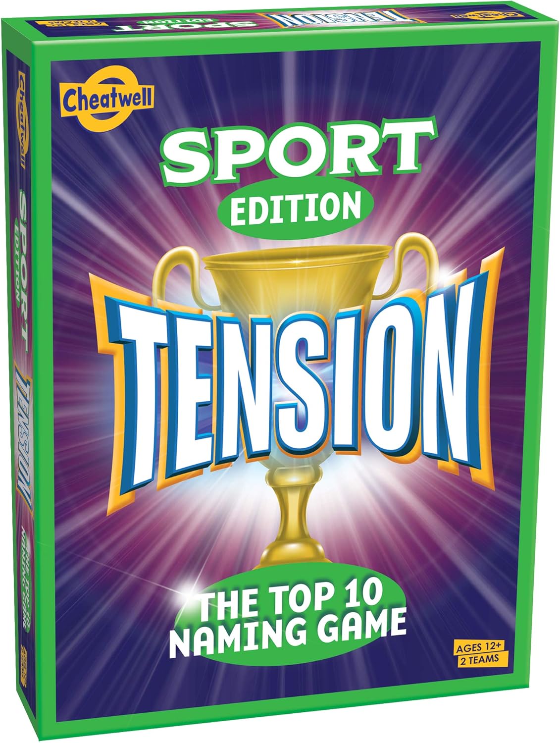 Cheatwell Games Tension Sport Edition, The Top 10 Naming Game, Party Board Game For Ages 12+