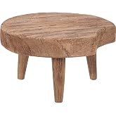 Your Heart's Content Rustic Wood Riser Stand | Farmhouse Home Decor, Coffee Table, Bathroom Stool, Plant Display, Tabletop &amp; Countertop Decor