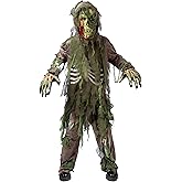 Spooktacular Creations Swamp Deluxe Skeleton Living Dead Zombie Costume for Halloween Kids Monster Role-Playing