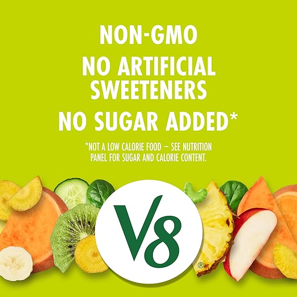 V8 DELICIOUSLY GREEN 100% FRUIT AND VEGETABLE JUICE, 46 FL OZ BOTTLE