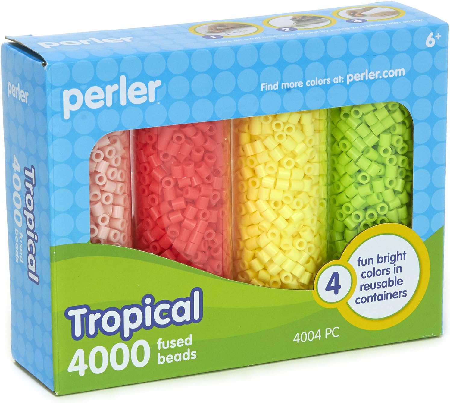 Perler Beads 80-22824 Tropical - Caja de almacenaje: Amazon.es: Hogar