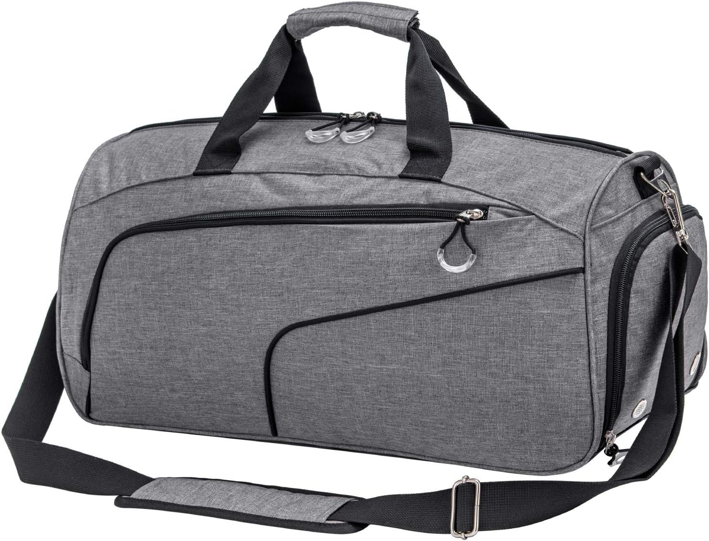Kuston Gym Bag with Shoes Compartment Sports Bag Overnight Bag Duffel Bag for Men&Women …