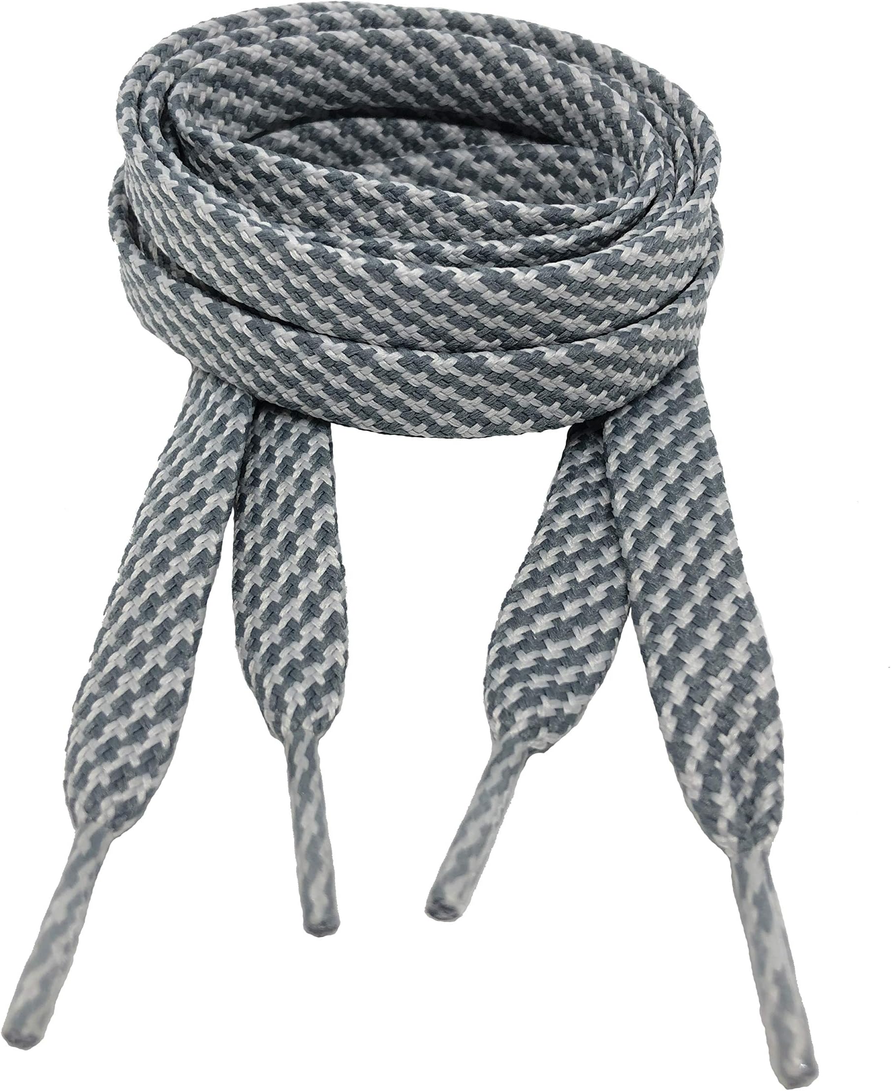 Flat Patterned Strong Shoelaces