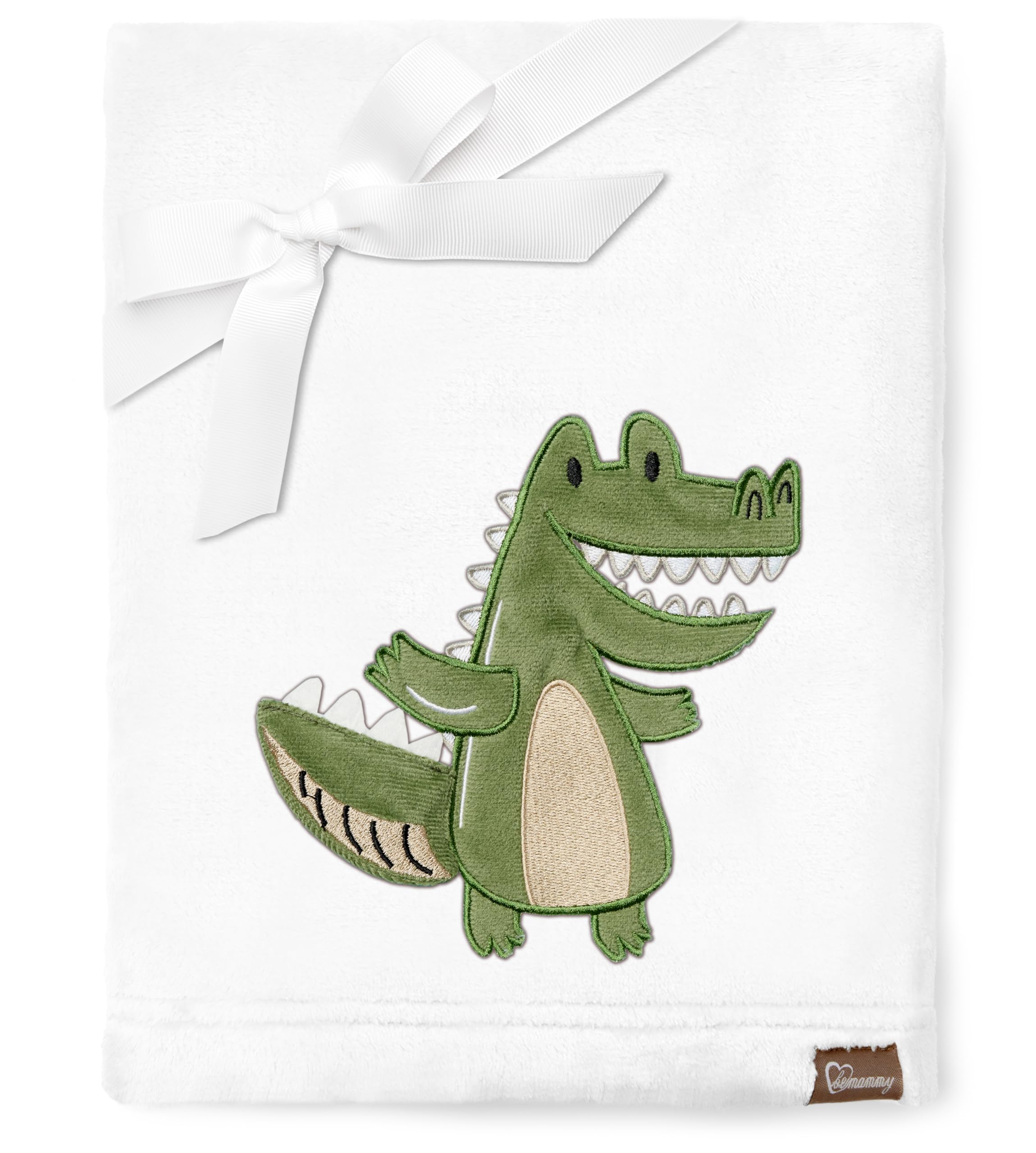 Be Mammy Warm Children Baby Cosy Blanket Baby Gift BE20-168 (White - Crocodile)