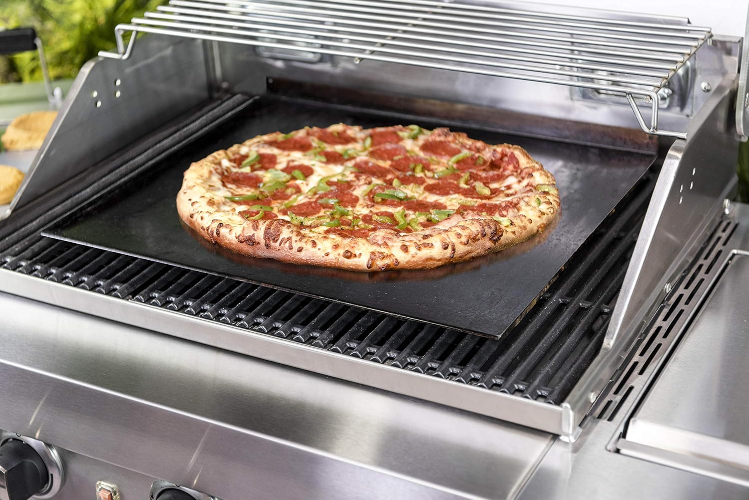 Char-Broil 1446552R04 Carbon-Steel Griddle Stone, Gray : Garden & Outdoor