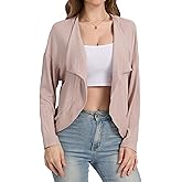 Women's Casual Cardigan Sweaters Open Front Knit Shrug for Women Cropped Lightweight Fall Tops 2026