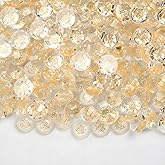 Flatback Rhinestones For Bedazzling Crafting Nails SS20 5mm 1200 Pieces Transparent Resin Rhinestone Round Gems for DIY Bags Clothes Shoes Nail Art Glitter Stone Champagne