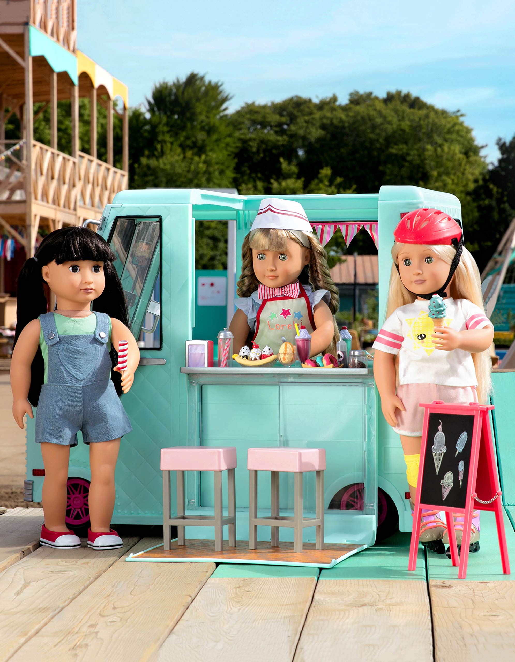 our generation sweet stop ice cream truck 52cm