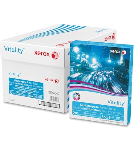 Amazon.com: Xerox 3R02047 Vitality Multipurpose Printer Paper, 8 1