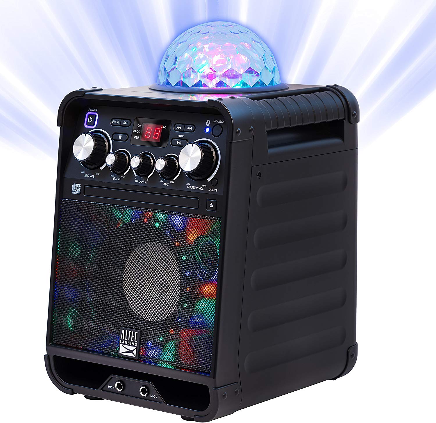 altec lansing party star bluetooth karaoke speaker