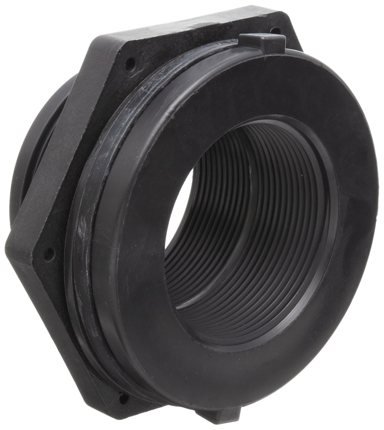 Dixon 60405 Polypropylene Pipe and Welding Fitting, Bulkhead, 2" NPT