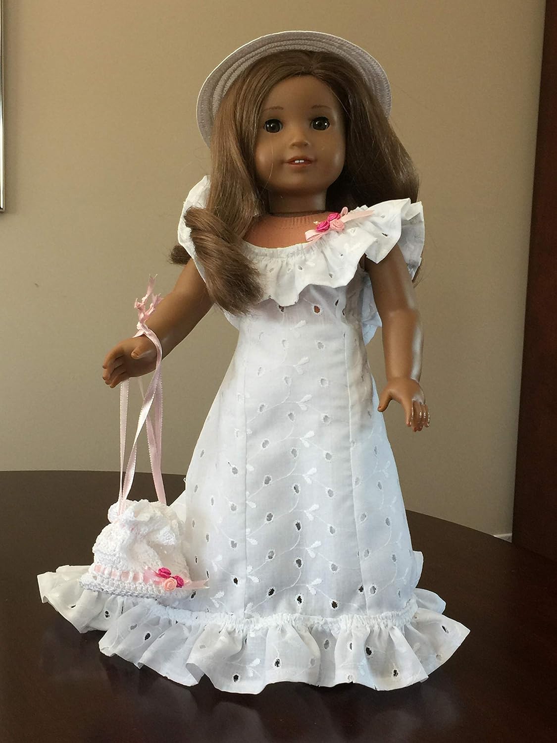 american girl white dress