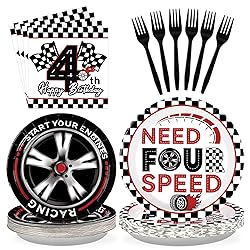 96 Pcs Need Four Speed Birthday Decorations