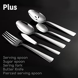 45-Piece Flatware Sets, Silverware Set for