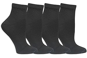 Dr. Scholl's Women's Diabetes & Circulator Socks-4 & 6 Pair Packs-Non-Binding Moisture Management