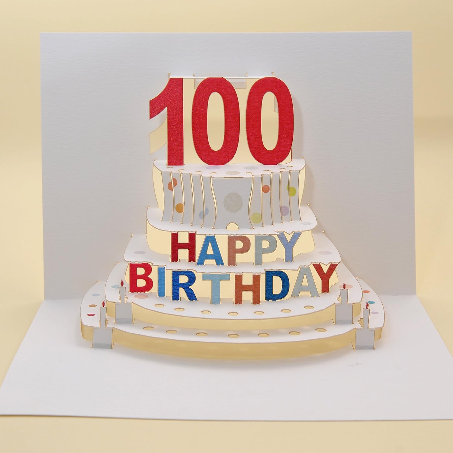 Forever Cards Pop Up Birthday Card 100th Birthday, 210 x 290 mm - Image 3