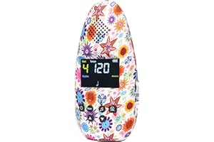Sondery Metronome Digital Rechargeable Vocal Big Sound with Color Screen USB Headphone Jack, Colorful Pattern Designs Art Series Bulletome for Guitar Drum Piano and All Instruments Play Coach