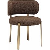 TOV Furniture Margaret Chocolate Brown Boucle Dining Chair