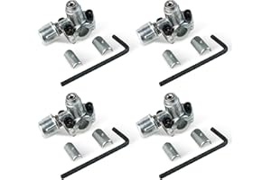 CANAMAX BPV-31 Bullet Piercing Valve 3 in 1 Access For Air Conditioners HVAC 1/4 5/16 3/8 Inch Outside Diameter Pipes - Replacements for AP4502525 BPV31D GPV14 GPV31 GPV38 GPV56 MPV31 - Pack of 4