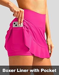 Soothfeel Women's Swim Skirt with Pocket High