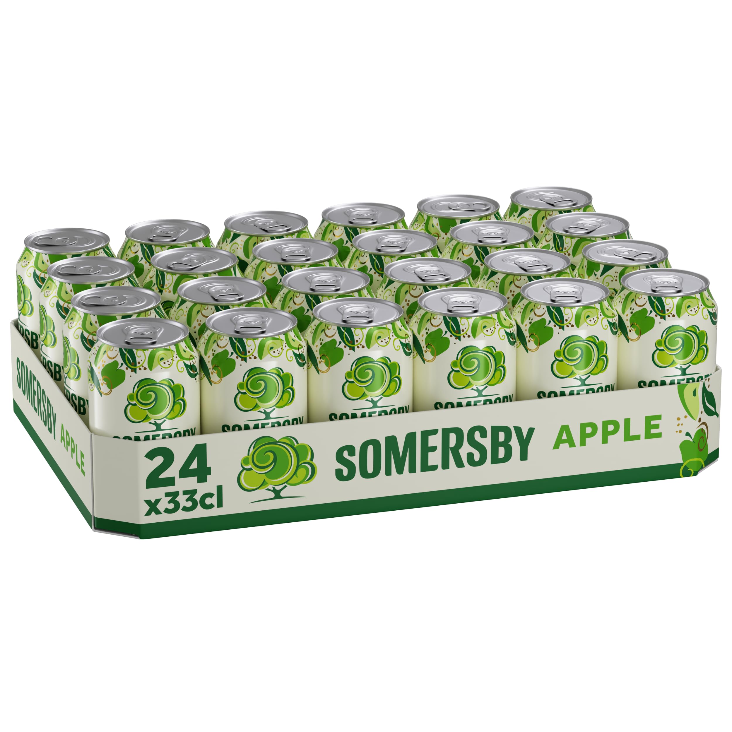 Somersby Apple Cider 0,33 l Dose| 24 Dosen fruchtiger Apfel Cider mit 4,5 % Vol. ohne künstliche Farb-und Aromastoffe (24 x 0,33 l) 2