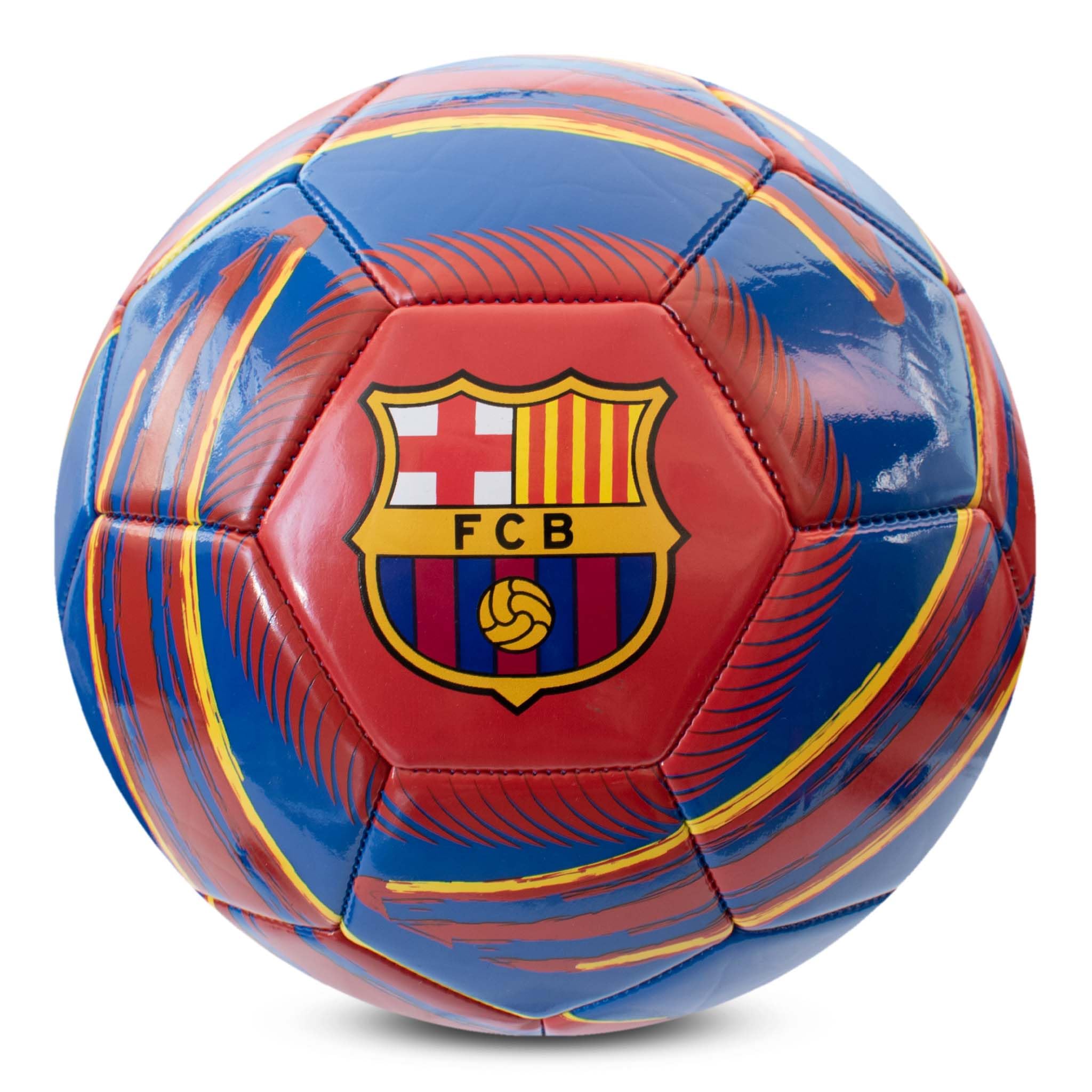 Hy-Pro Officially Licensed FC Barcelona Cyclone Football – Barcelona Football Size 5, Training Match Ball for Garden and Outdoors – Collectible Fan Gift for Collecting, Training and Play — image 1