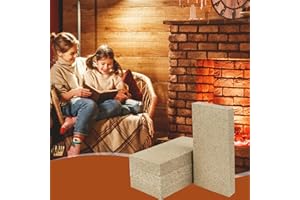 JN YANYULOU Fire Brick Insulating Fire Brick for Wood Stove 2200F Rated(Pack of 8) FireBrick Fireplace Brick Clay Firebricks Replacement for Grill Fireplace Fire Pit Kiln Pizza Oven (9"x4.5"x1.25")