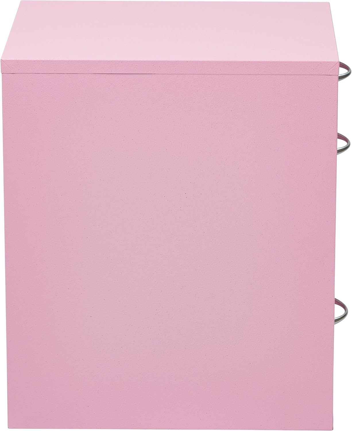 Pink Finish Office Star 3 Drawer Metal File Cabinet Home Kitchen Furniture