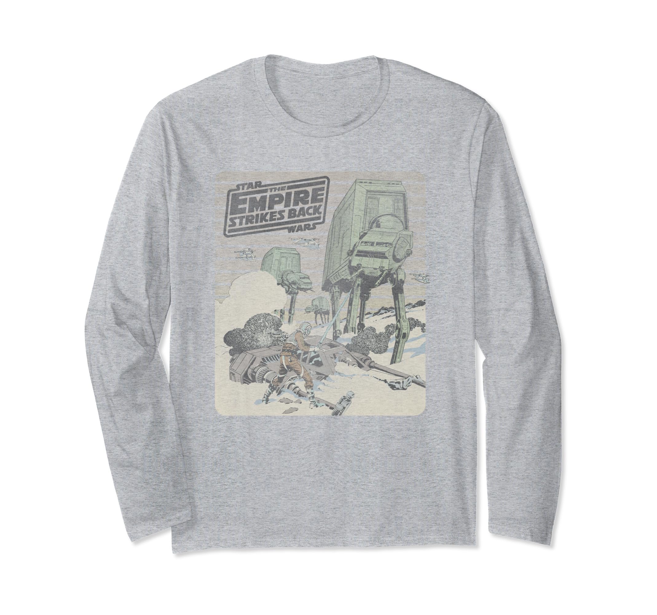 Star Wars Empire Strikes Back Battle of Hoth Long Sleeve T-Shirt