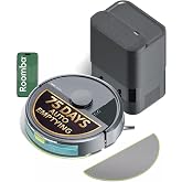 iRobot Roomba 105X Combo Robot Vacuum &amp; Mop with AutoEmpty Dock, Self‑Emptying for Up to 75 Days, 70&times; Power‑Lifting Suction, Smart LiDAR Mapping, App &amp; Voice Control, Ideal for Homes with Pets &amp; Kids