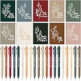Affrolling 60 Pcs Inspirational Notebooks Motivational Mini Notepads with Pen Bulk Aesthetic International Women's Day Gift for Social Worker Employee Office Staff Team Teacher Nurse (Joyous Colors)