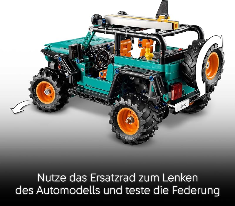 Technic Jeep Wrangler Rubicon Geländewagen 42227