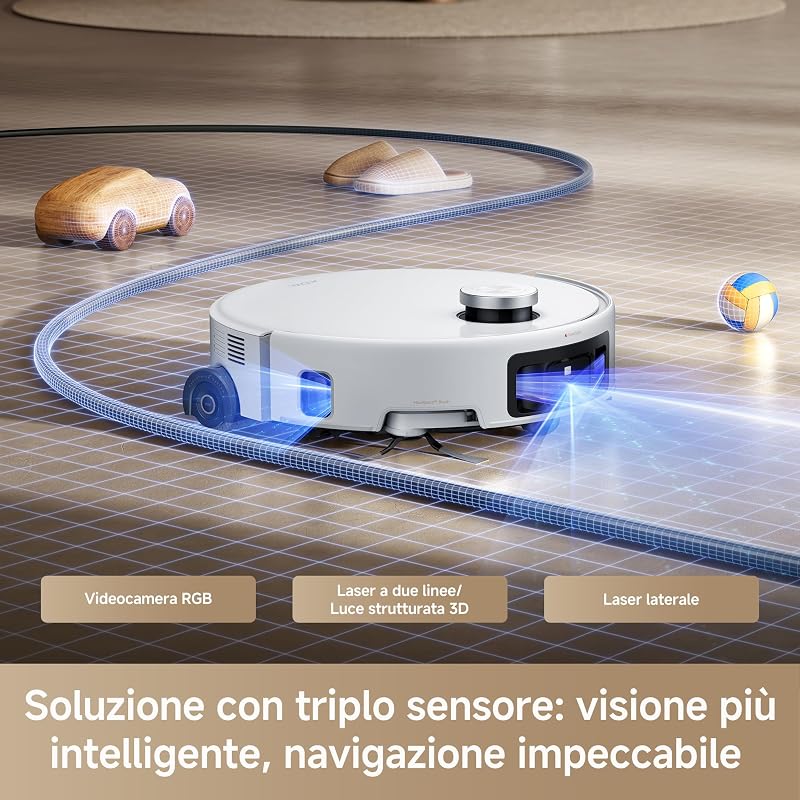 Z60 Ultra Roller Sa Robot Aspirapolvere, Bianco