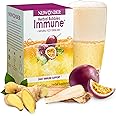 NuWonder Immunity Support Herbal Supplement made with Astragalus, Ginger, Jujube, Atractylodes, Natural Passion Fruit Flavor, Fizzy Bubbles, No Artificial Ingredients, Immune Booster Drink Mix 10packs