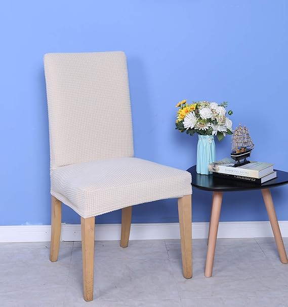 Riso bianco copertura fodera Beta 6 pezzi coprisedie con