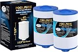 POOLPURE 6CH-940 Spa Filter 1 1/2 In Thread Replaces PWW50P3 2 Pack