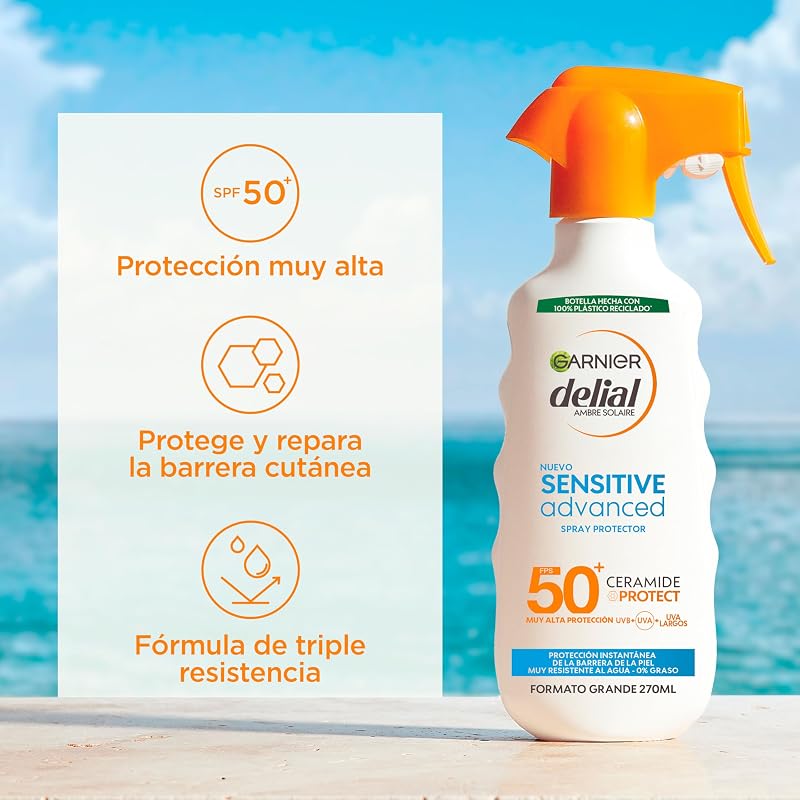 Delial Sensitive Advanced Spray Protector Corporal FPS50, 270 ml