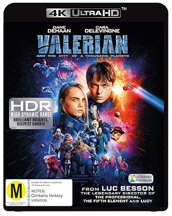 Amazon Com Valerian And City Of Thousand Planets 4k Uhd Blu Ray Luc Besson Non Usa Format Region B Import Australia Cara Delevingne Dane Dehaan Rihanna Clive Owen Luc Besson Movies