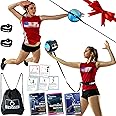 OVANTO Volleyball Training Equipment Aid – Solo Volleyball Equipment in 4 Styles to Serve, Spike, Set and Pass Like a Pro - Adjustable Volleyball Practice Equipment Gift for Beginners & Experts