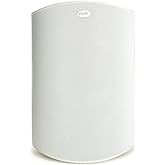 Polk Audio Atrium 8 Outdoor Speaker with Powerful Bass (Each, White), All-Weather Durability, Broad Sound Coverage, Speed-Lock Mounting System