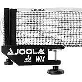 JOOLA WM Professional Table Tennis Net and Post Set - ITTF Tournament Approved - 72in Regulation Ping Pong Net with Screw On Clamp Attachment