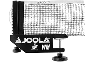 JOOLA WM Professional Table Tennis Net and Post Set - ITTF Tournament Approved - 72in Regulation Ping Pong Net with Screw On 