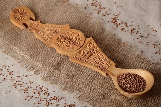 Amazon Com Beautiful Large Handmade Wall Hanging Spoon Carved Of