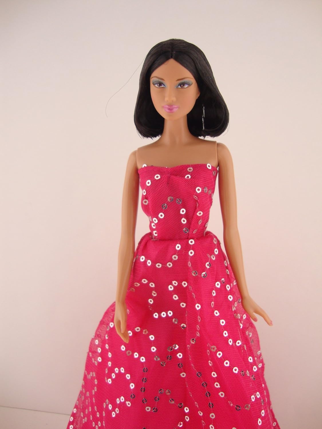 barbie hot pink dress