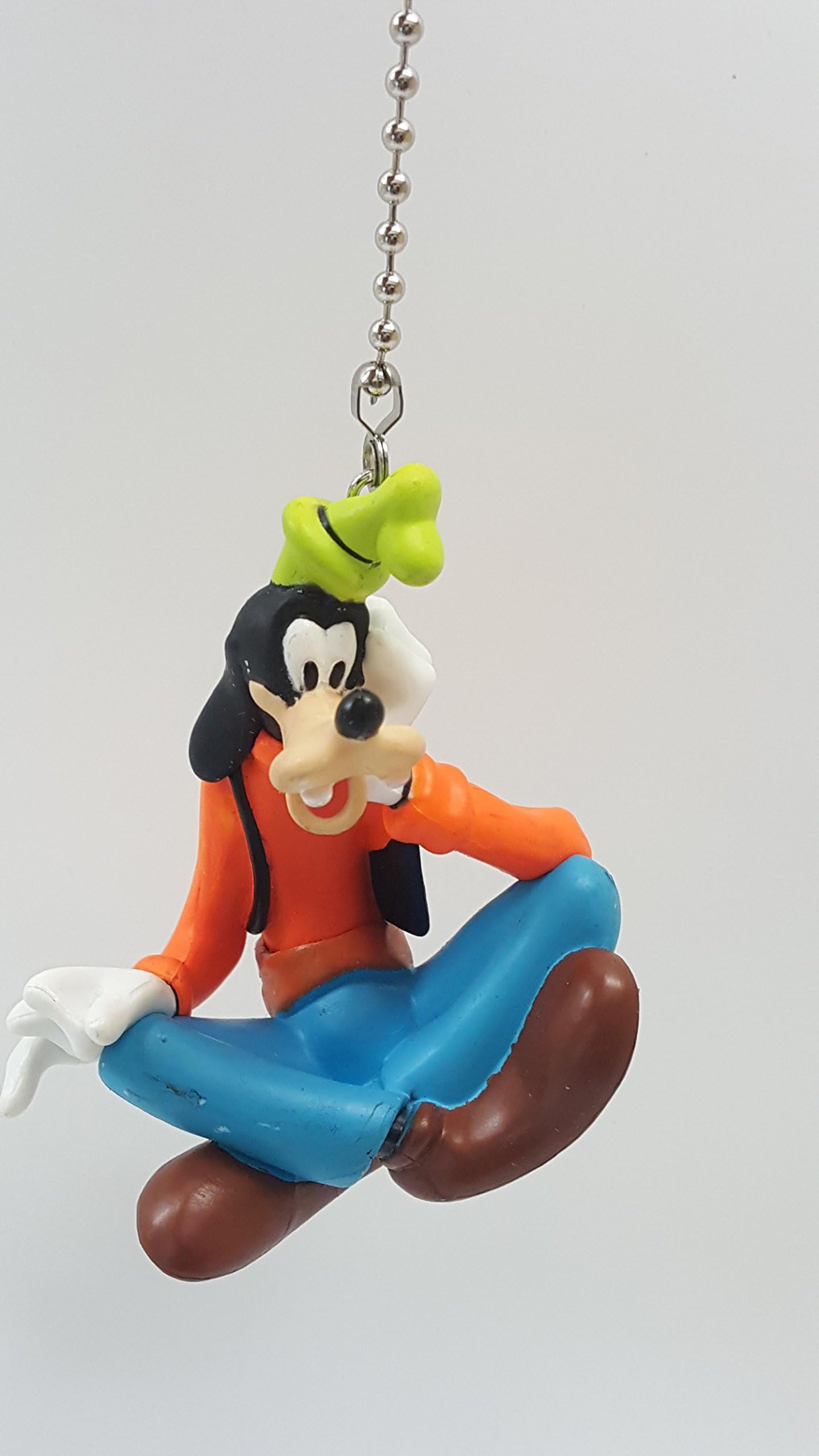 Disney Mickey Mouse Club House Goofy 3" PVC Figure Chain Light Fan Pull Figurine Doll Toy