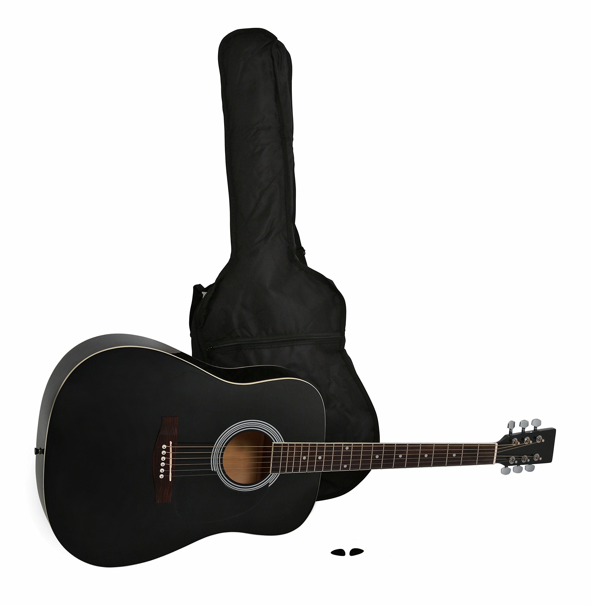 Juan Miguel Navarrez acoustic guitar, black, incl. bag