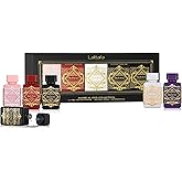 Lattafa Bade'e Al Oud Collection – 5 × 5 ml Eau de Parfum Gift Set for Unisex (Honor & Glory + Sublime + Amethyst + Oud for Glory + Noble Blush)